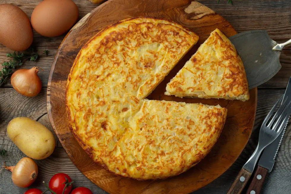 Omelette mit milder Cevennen-Zwiebel