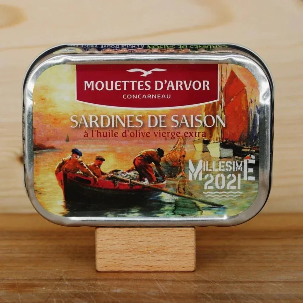 Jahrgangssardinen Les Mouettes d'Arvor - Maître Philippe & Filles