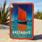 Bretonische Galettes und Palets "pur beurre" - Metalldosen 350g "La Bretagne" Atelier D