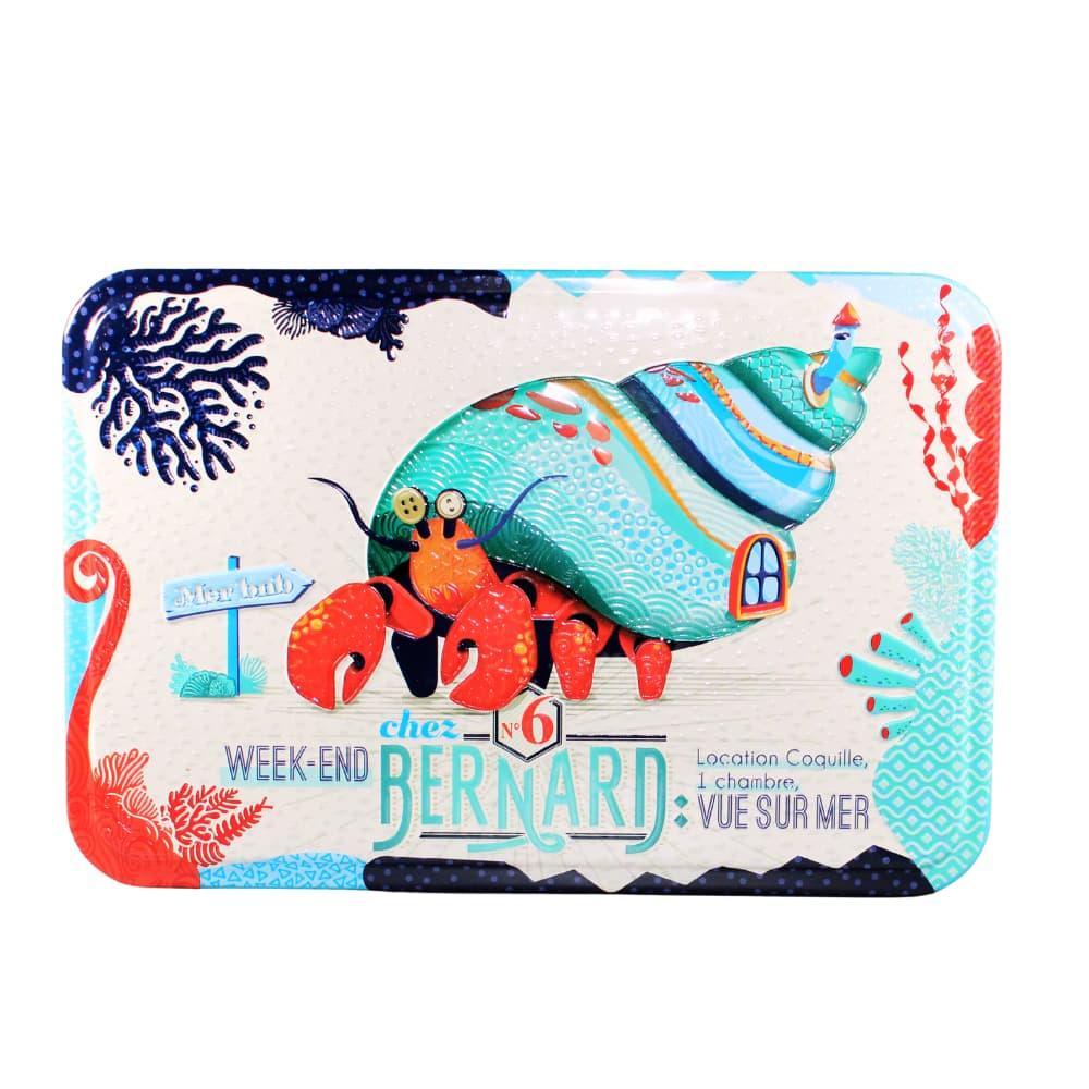 Bretonische Galettes und Palets "pur beurre" - Metalldosen 350g "La Mer" - Atelier D - Maître Philippe & Filles