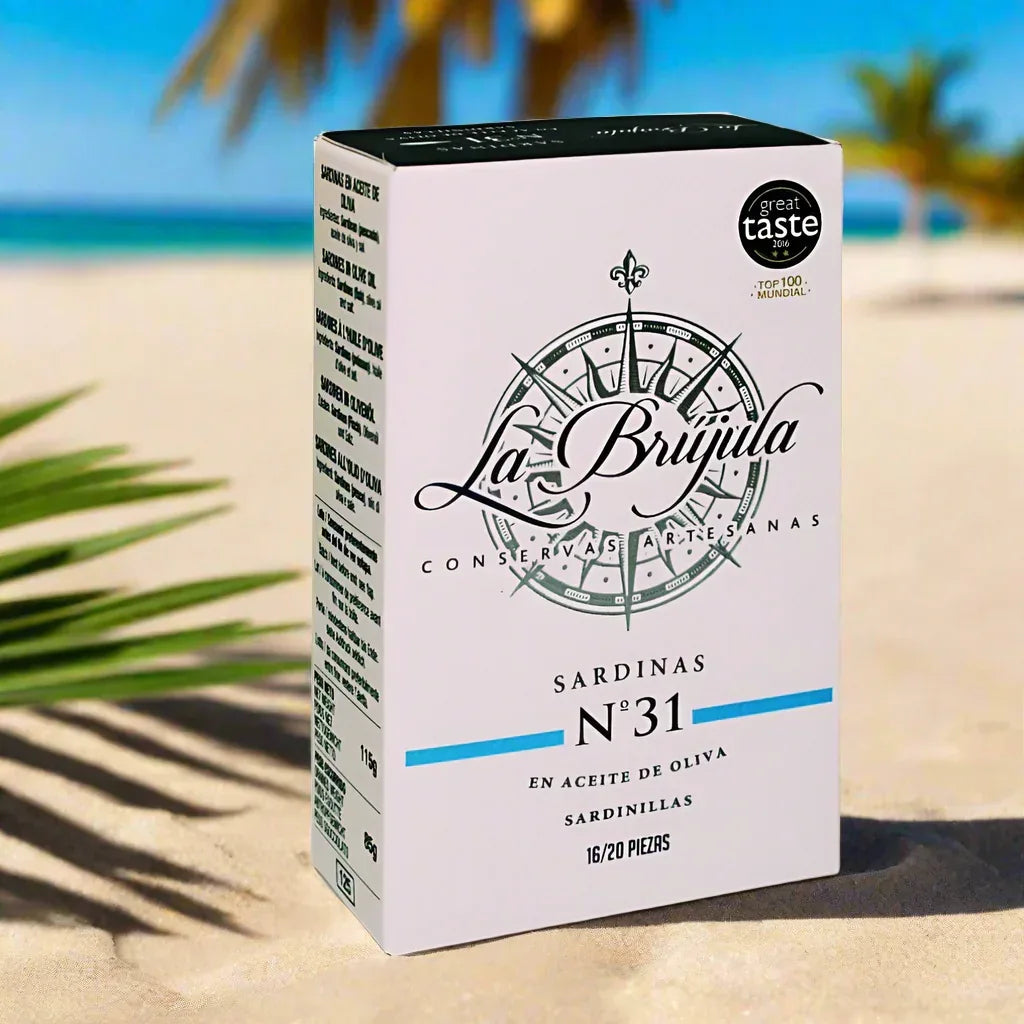 Kleine Sardinen in Olivenöl N°31 - Conservas La Brujala - Maître Philippe & Filles