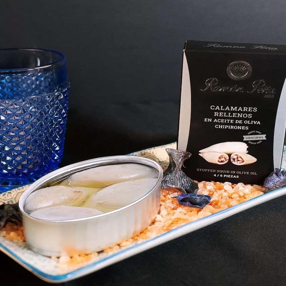 Chipirones in Olivenöl (Kleine Tintenfische aus Galizien) - Ramon Pena - Maître Philippe & Filles