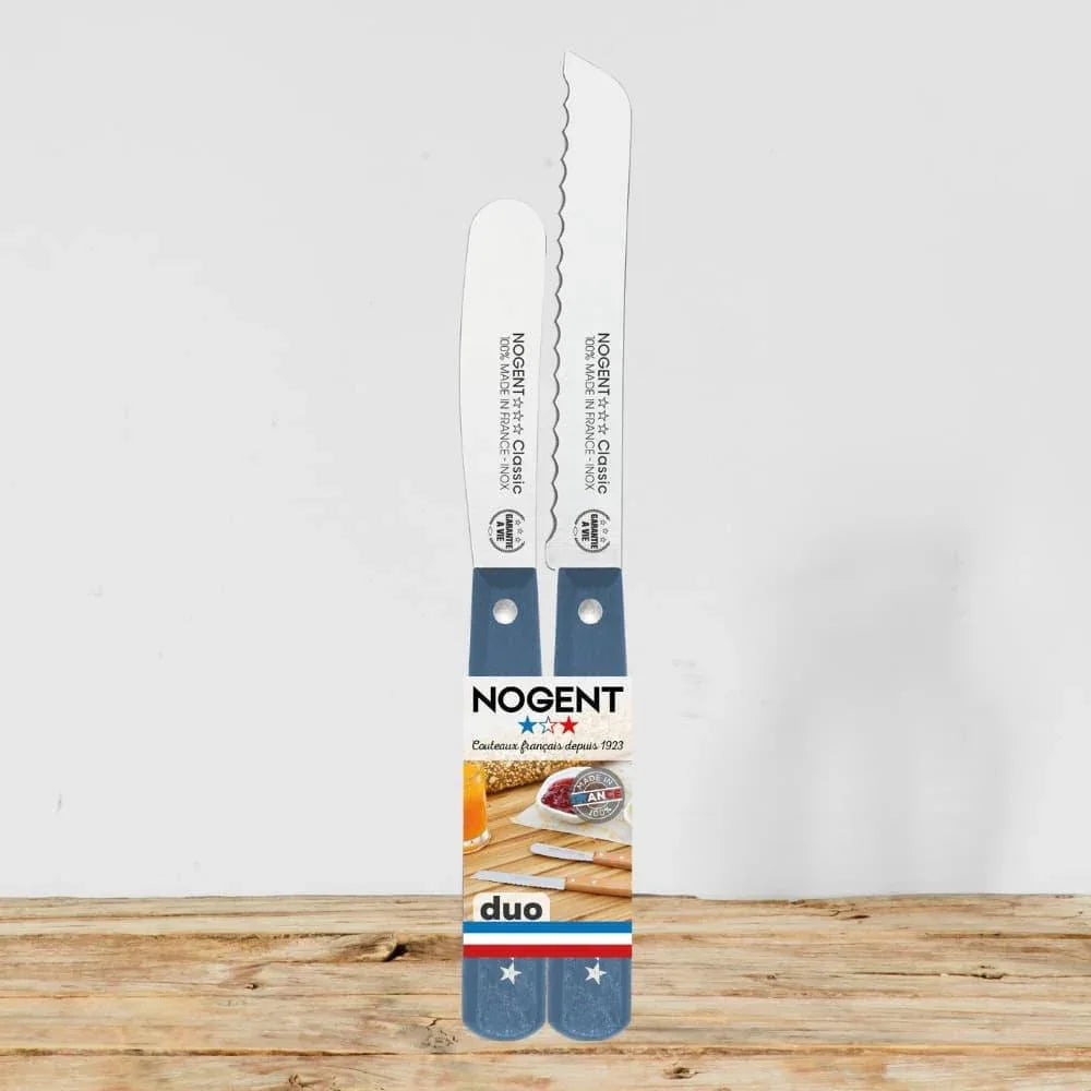 Duo Frühstücksset - Pfauenblau - Nogent 3 Étoiles - Maître Philippe & Filles