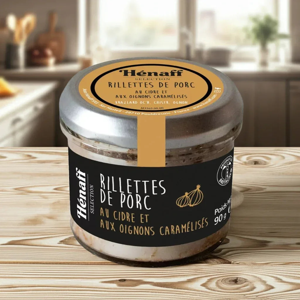 Schweinefleisch-Rillettes mit Cidre und karamellisierten Zwiebeln 90g - Henaff - Maître Philippe & Filles