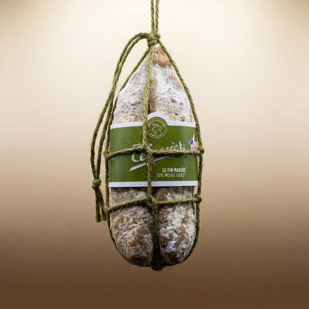 Saucisson d'Ardèche "FEIN MAGER" 200-220g Teyssier Salaisons