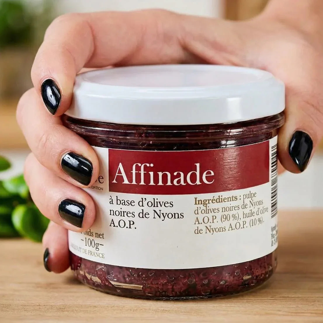 Schwarze Olivenpaste "Affinade" Vignolis