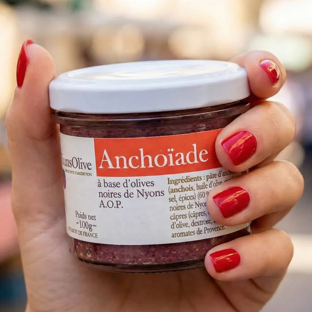 Anchoïade (Sardellenpaste mit schwarzen Oliven) Vignolis
