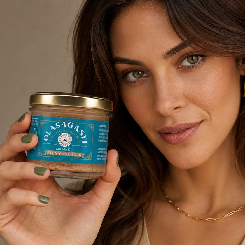 Crema del Cantábrico – Creme aus Thunfisch und Sardellen (110 g) Conservas Olasagasti
