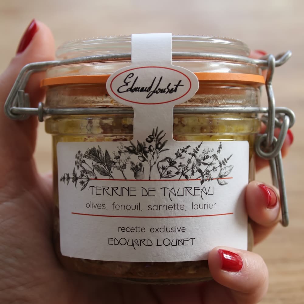 Terrine vom Stier aus der Camargue, mit Oliven und Fenchel 200g Maison Telme