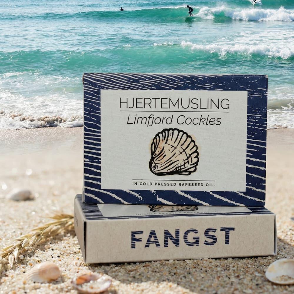 Limfjord Herzmuscheln in kaltgepresstem Rapsöl Fangst Nordic