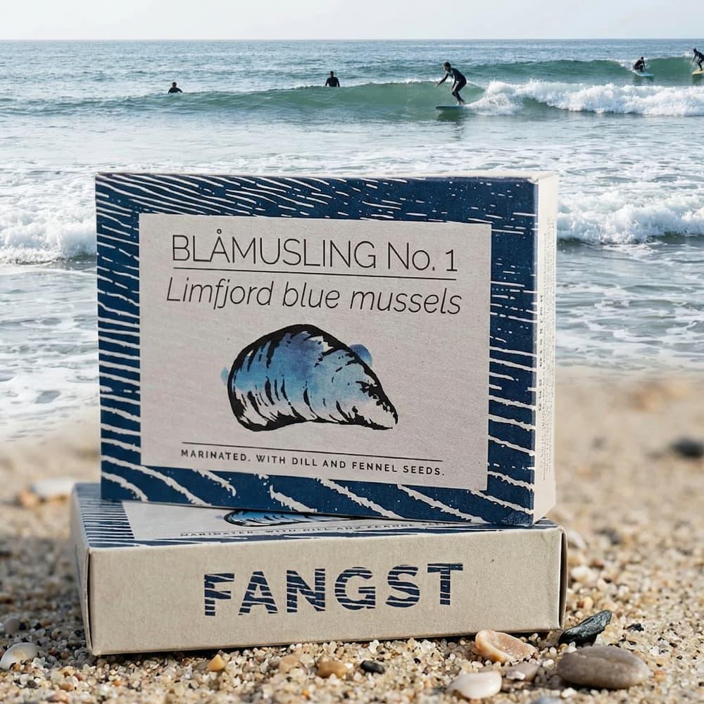Limfjord-Blaumuscheln Nr. 1 mit Dill und Fenchelsamen Fangst Nordic