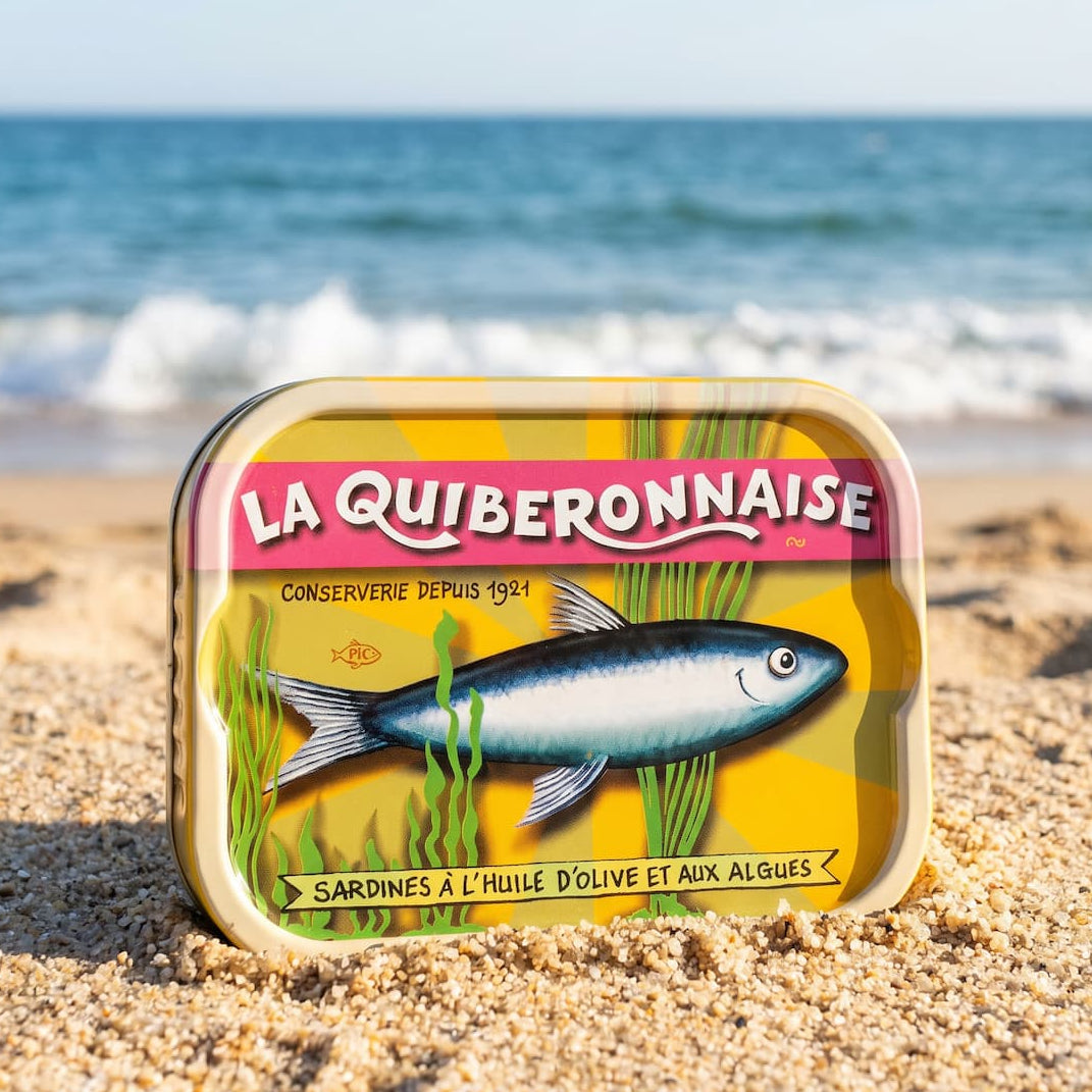 Sardinen mit Algen - Restaurant Prunier, Paris Quiberonnaise