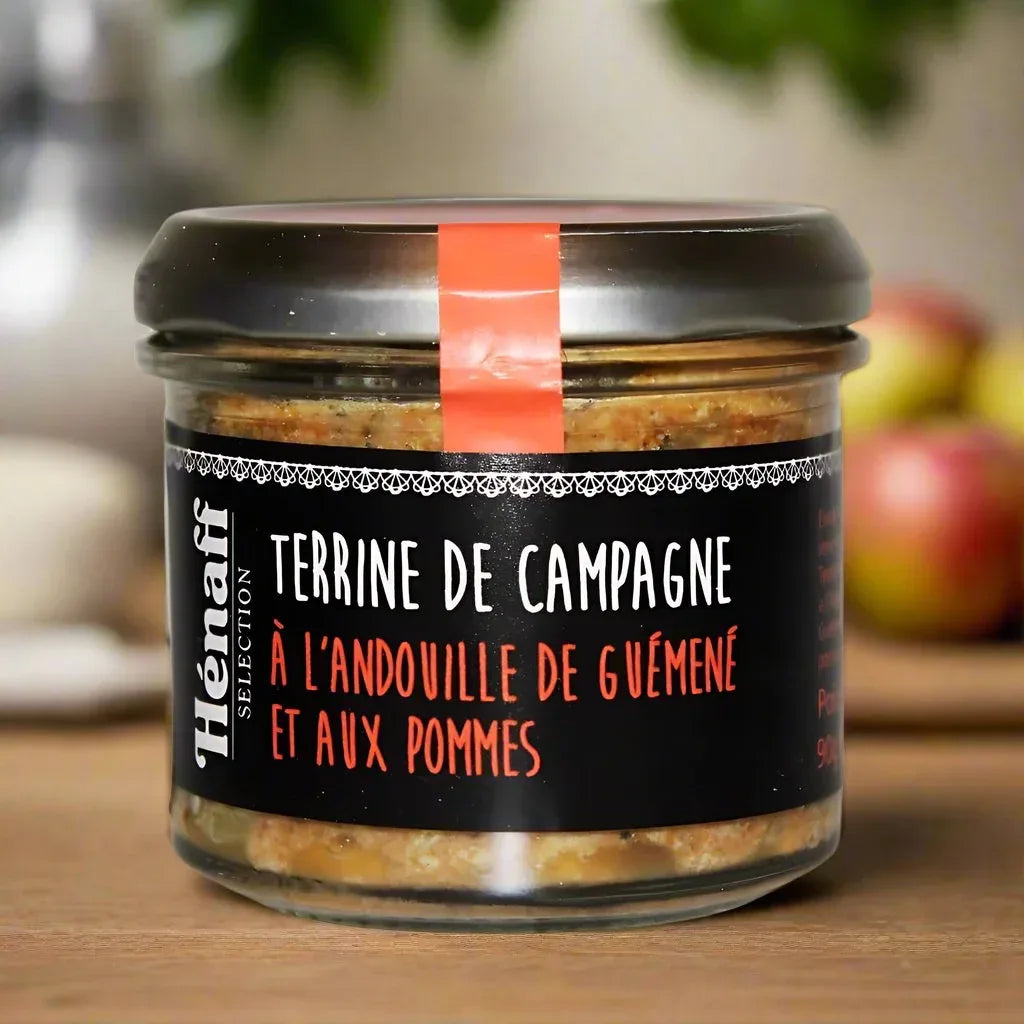 Landterrine mit Andouille de Guémené und Äpfeln - 90g - Henaff - Maître Philippe & Filles