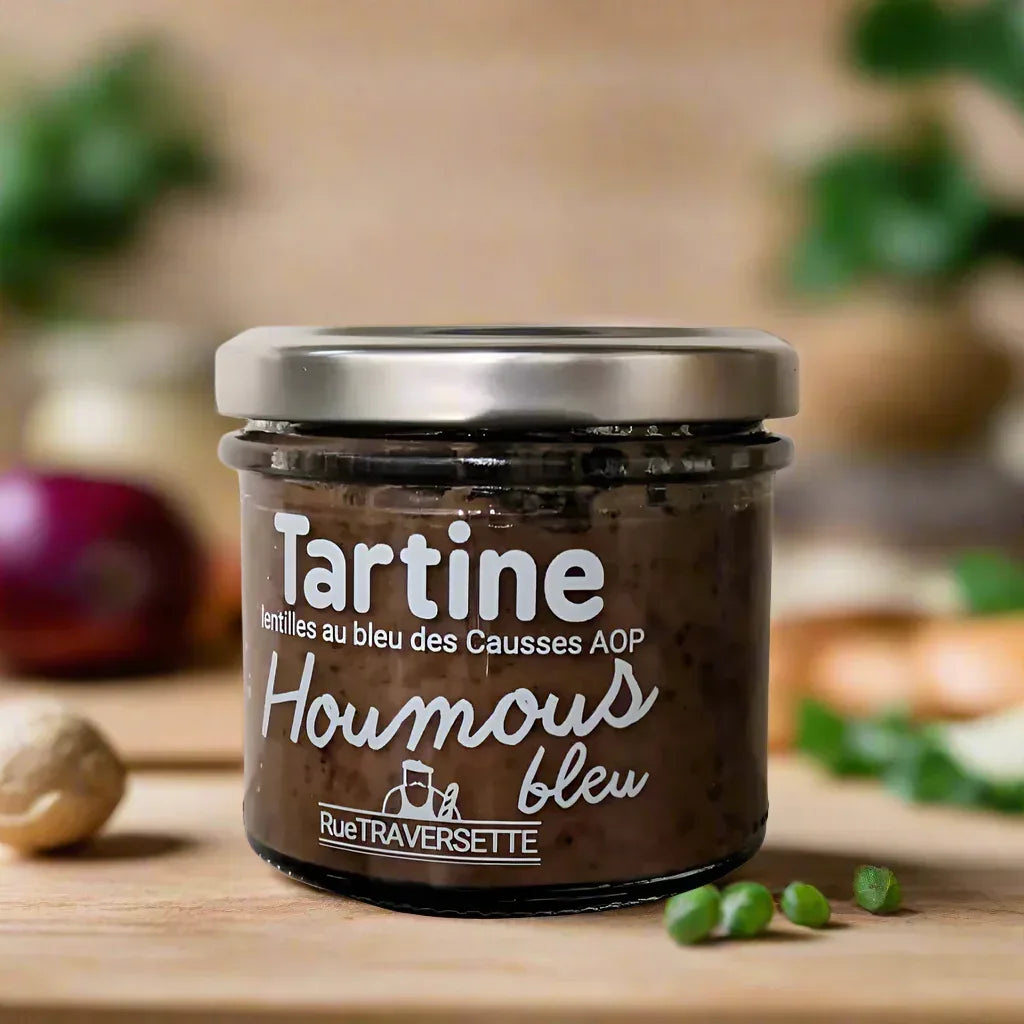 Tartine Hummus Linsen und Bleu des Causses - Rue Traversette - Maître Philippe & Filles