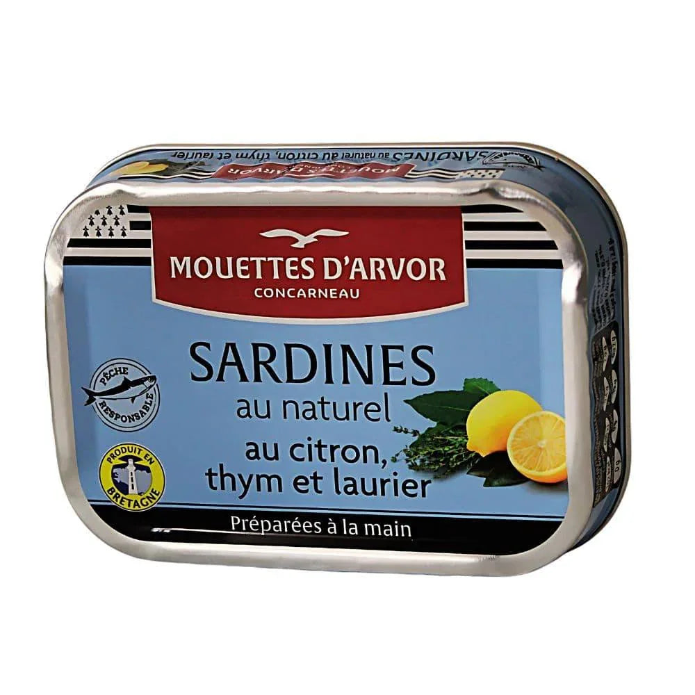 Sardinen in Zitrone, Thymian und Lorbeer - Mouettes Arvor - Maître Philippe & Filles
