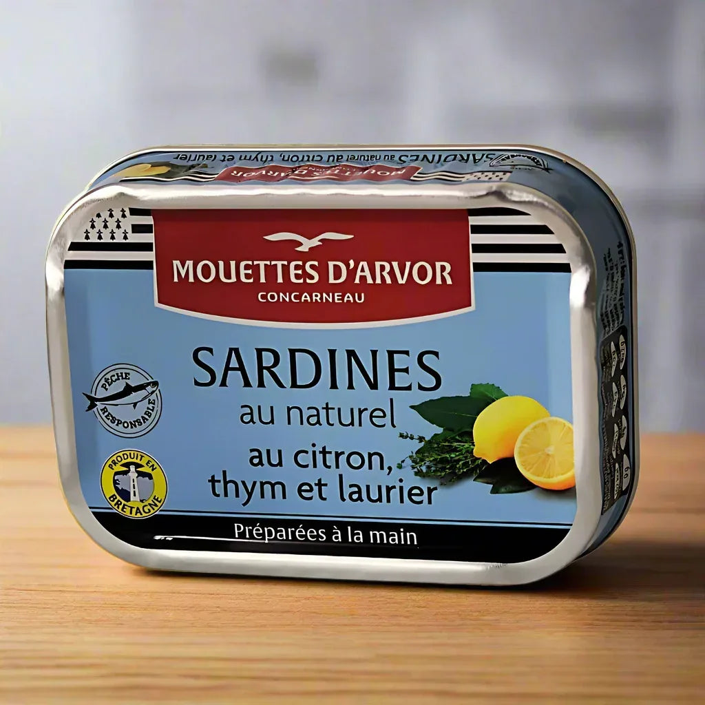 Sardinen in Zitrone, Thymian und Lorbeer - Mouettes Arvor - Maître Philippe & Filles