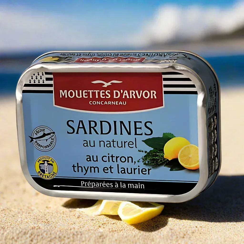 Sardinen in Zitrone, Thymian und Lorbeer - Mouettes Arvor - Maître Philippe & Filles