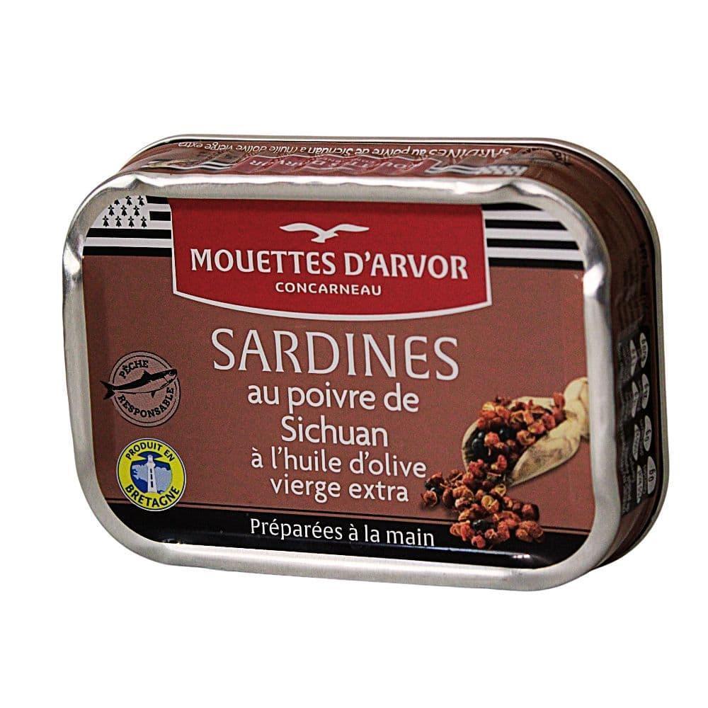 Sardinen mit Szechuanpfeffer Mouettes Arvor