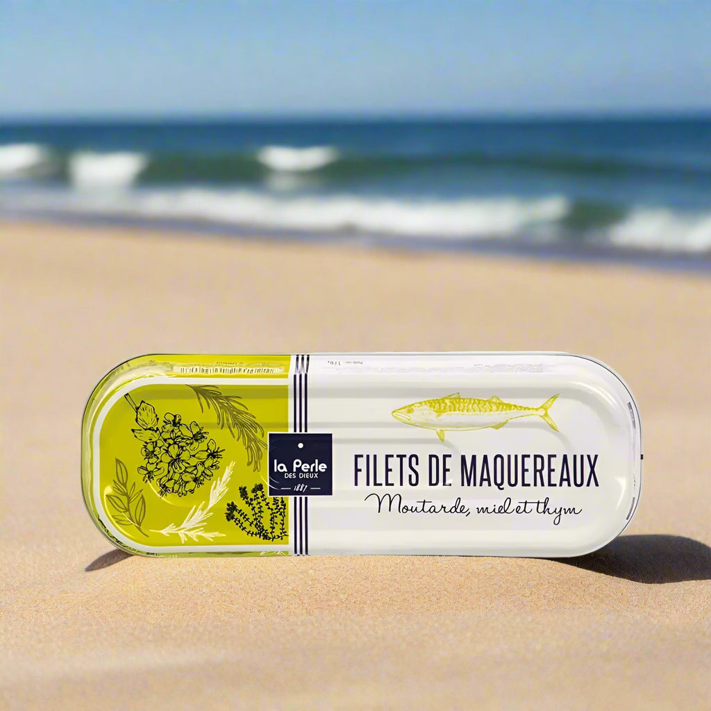 Makrelenfilets mit Senf, Honig und Thymian - La Perle des Dieux
