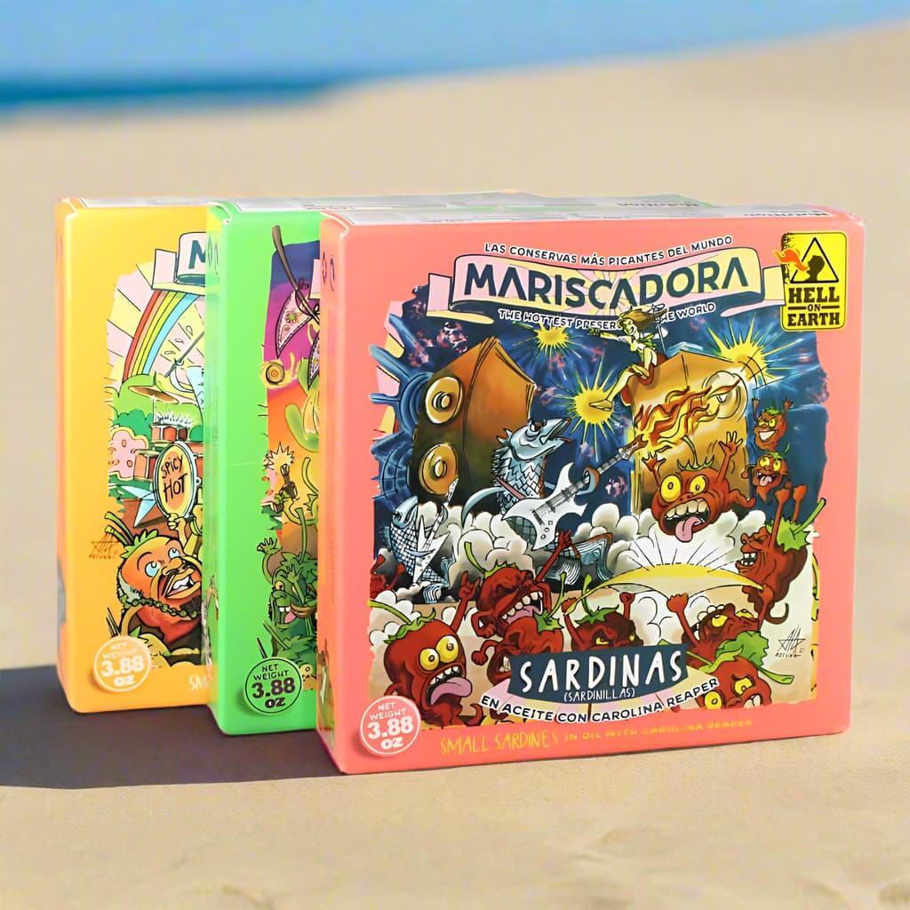 Trio scharfe Sardinillas Mariscadora 🌶️ 🌶️ 🌶️ - Mariscadora - Maître Philippe & Filles