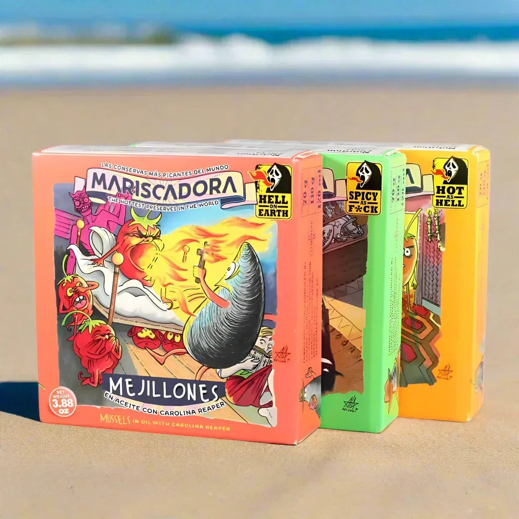 Trio scharfe Mejillones Mariscadora 🌶️ 🌶️ 🌶️ (Miesmuscheln) Mariscadora