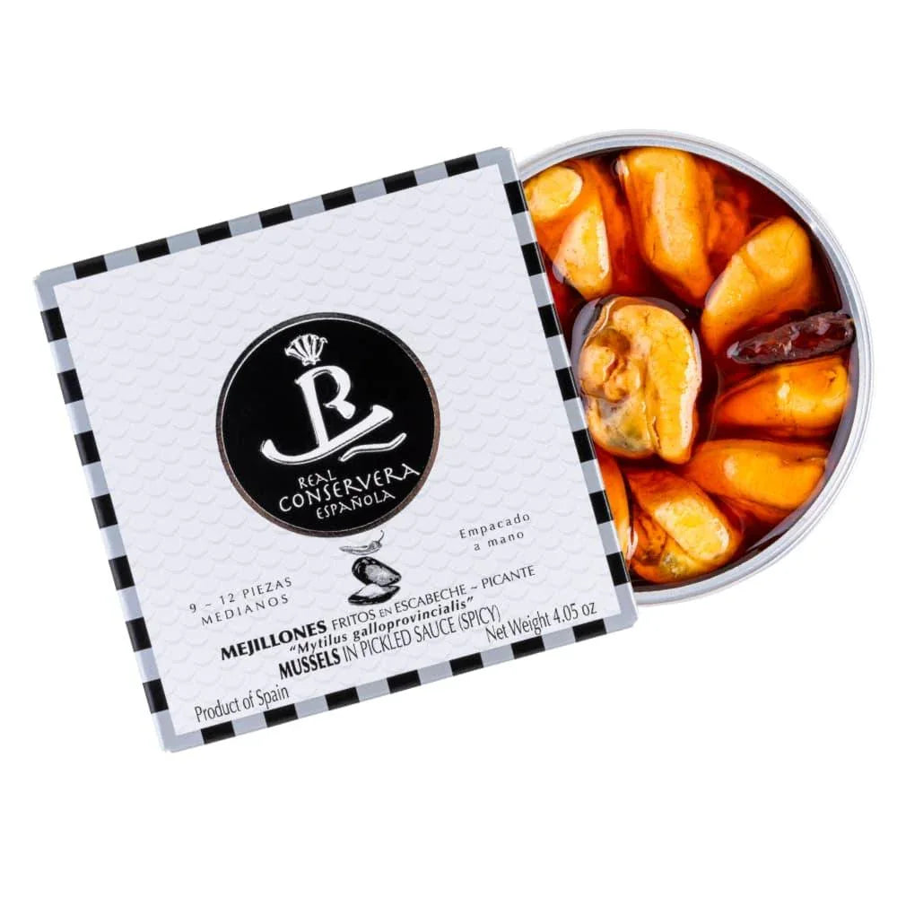 Miesmuscheln in Escabèche medium 9-12 Stück Real Conservera Española