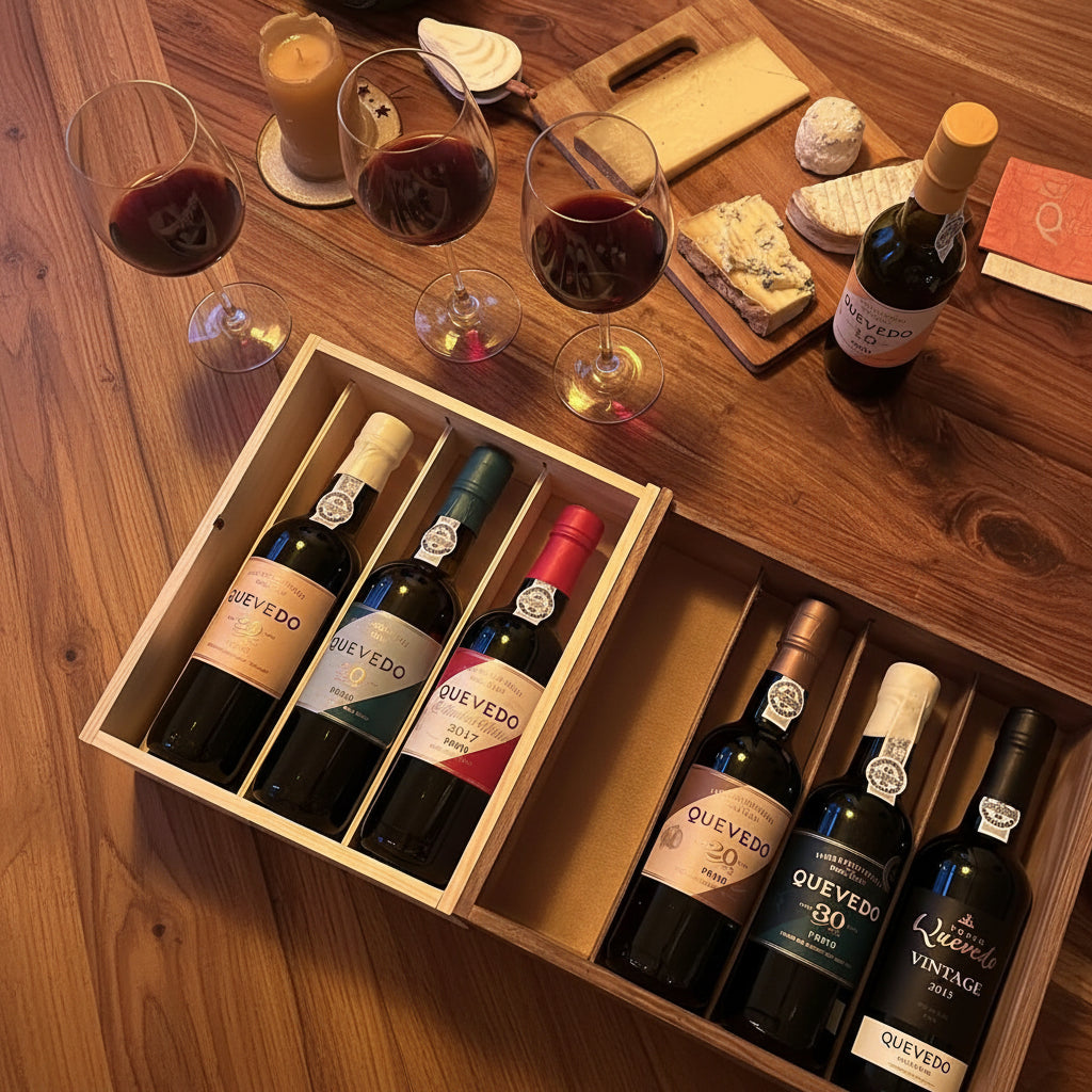 Portwein und Käse