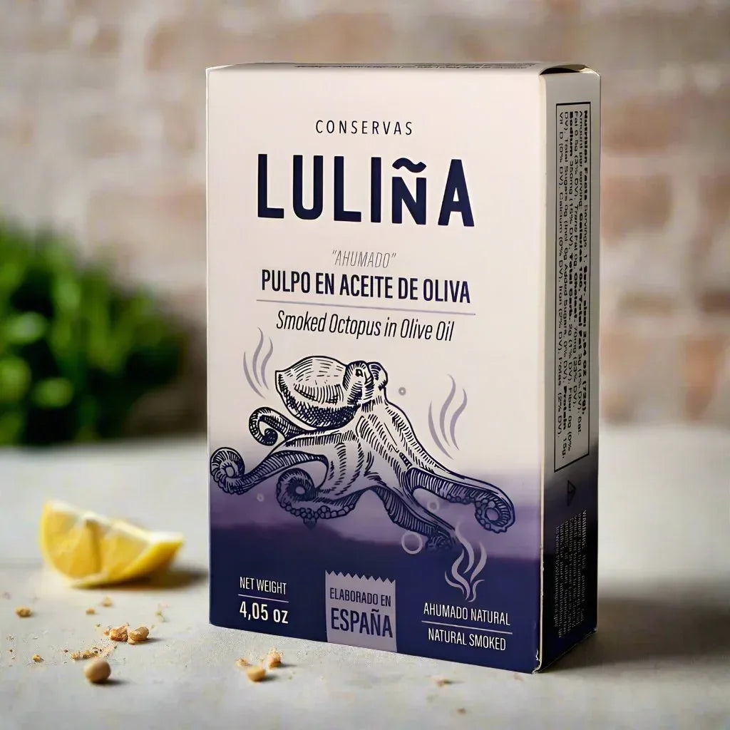 In Olivenöl geräucherter Oktopus aus Galizien - Conservas Lulina - Maître Philippe & Filles