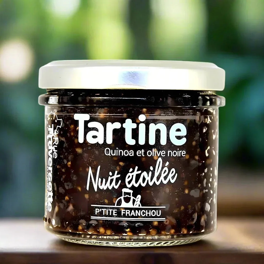 Tartine Sternennacht - Schwarze Olive & Quinoa - Rue Traversette - Maître Philippe & Filles