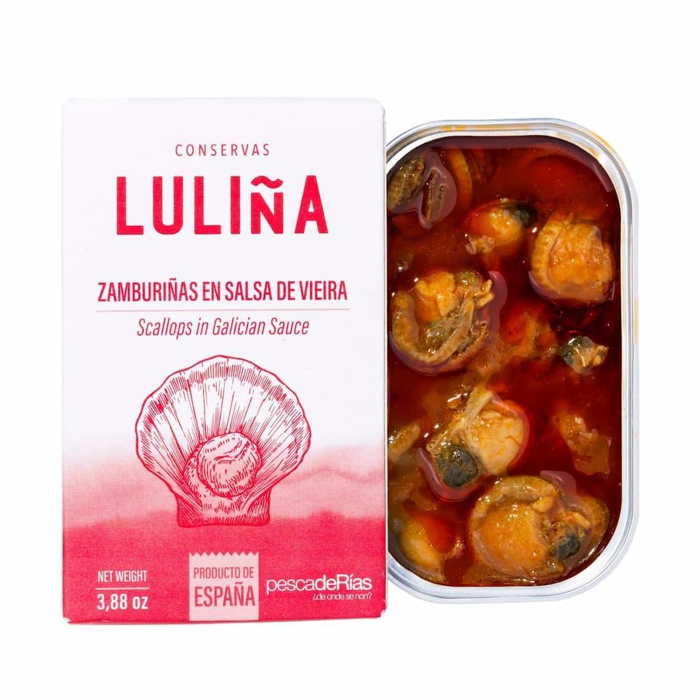 Kammmuscheln aus Galizien in Sauce-Vieira - Conservas Lulina - Maître Philippe & Filles