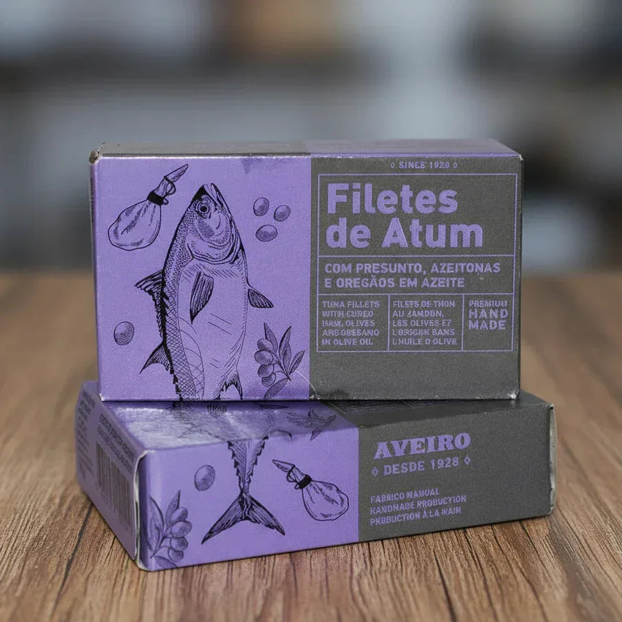 Thunfischfilets mit Schinken, Oliven und Oregano - AveiroTuna - Maître Philippe & Filles