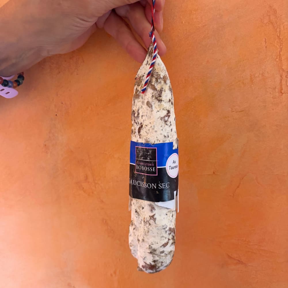 Saucisson sec au Taureau Bobosse (ca. 180g)