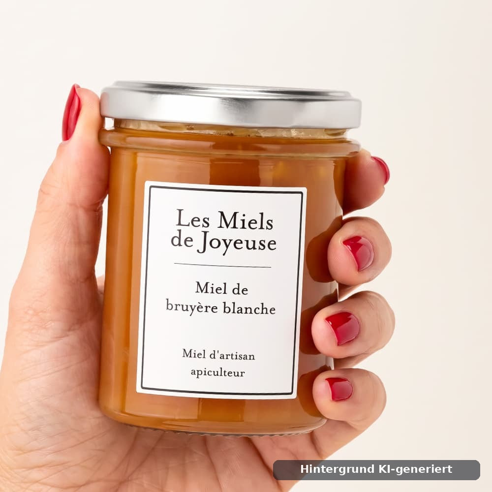 Weißer Heidehonig Glas 250g Miels de Joyeuse