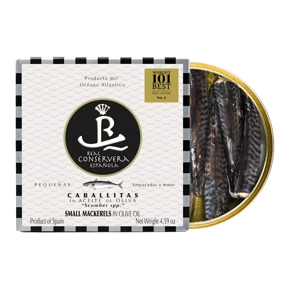 Caballita en Aceite de Oliva (Kleine Makrelen) Real Conservera Española
