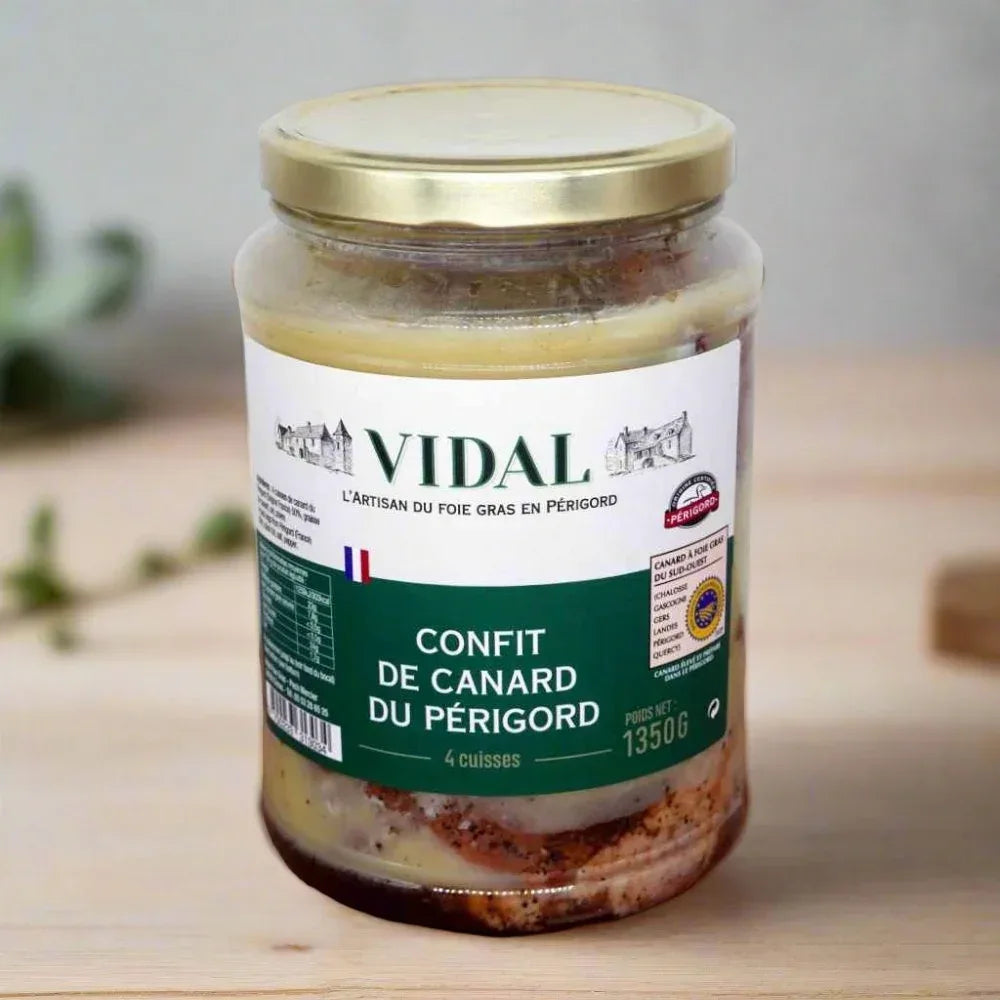 Confit de Canard (Entenconfit 4 Keulen) 1.350g - Vidal - Maître Philippe & Filles