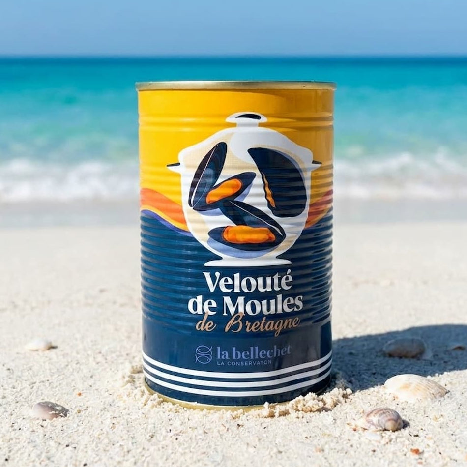 Velouté de Moules de Bretagne – Bretonische Muschelsuppe (zerbeult)