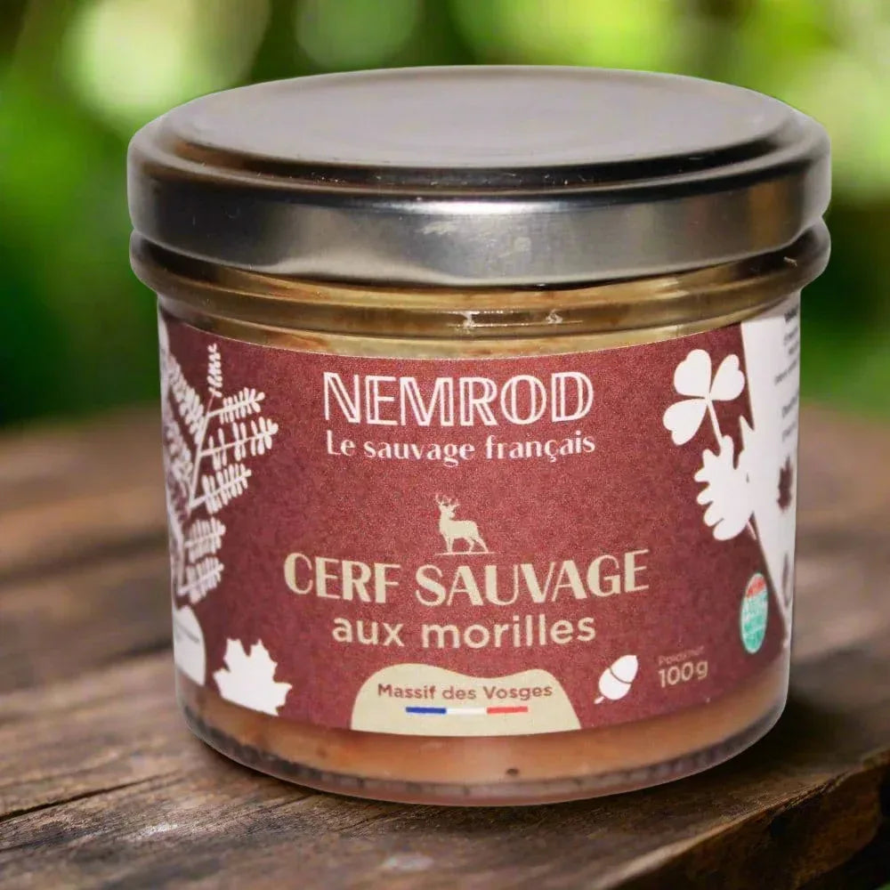 Hirschterrine mit Morcheln - Wild 100g - Nemrod - Maître Philippe & Filles