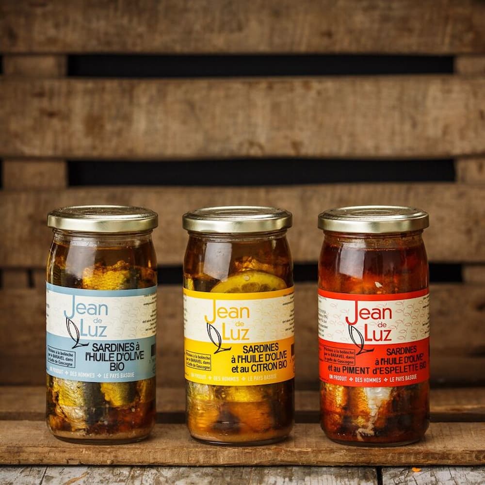 Trio: Sardinen aus dem Baskenland Jean de Luz