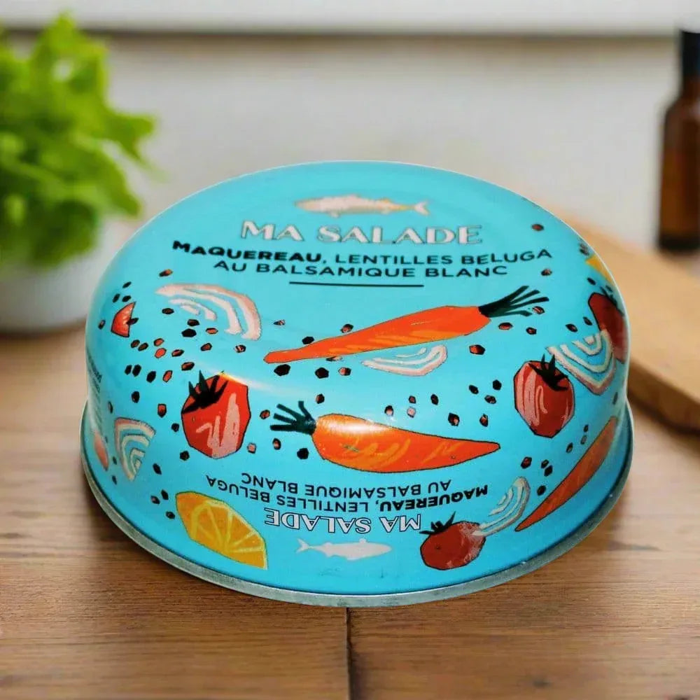 Makrelen-Salat mit Karotten und Linsen Beluga - Belle Iloise - Maître Philippe & Filles