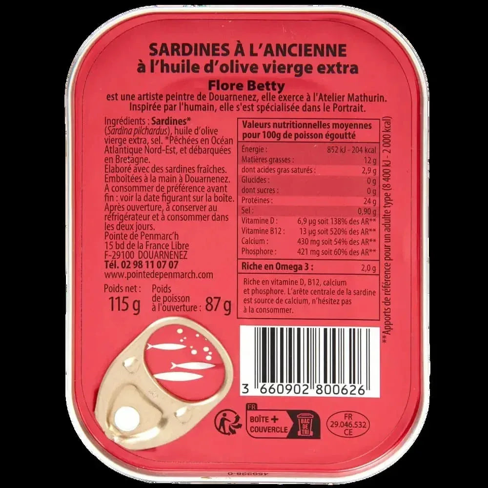 Jahrgangssardine 2024 Flore Betty - La Bretonne La Pointe de Penmarch