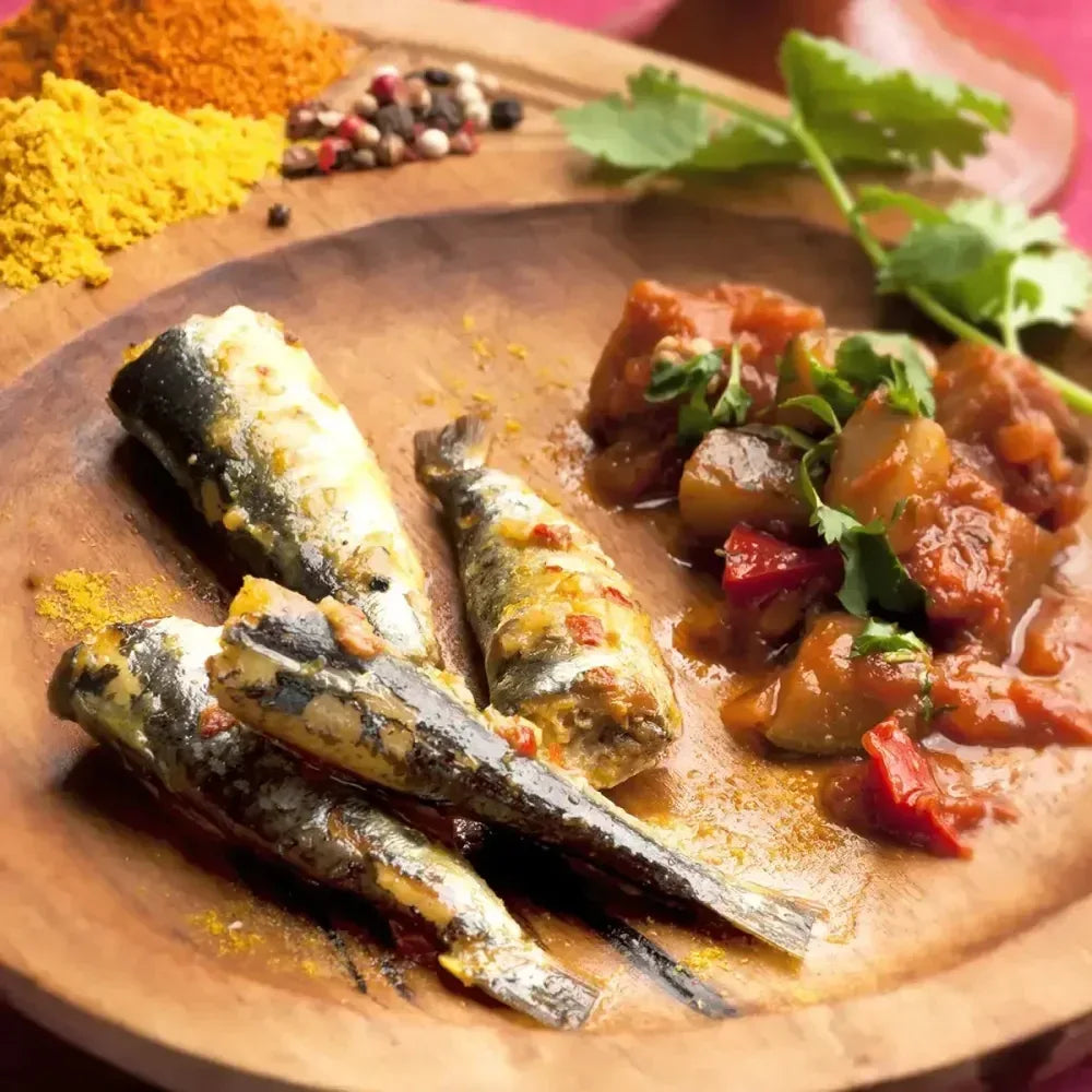 Sardinen zum Braten mit bretonischer Butter und orientalischen Gewürzen - La Pointe de Penmarch - Maître Philippe & Filles