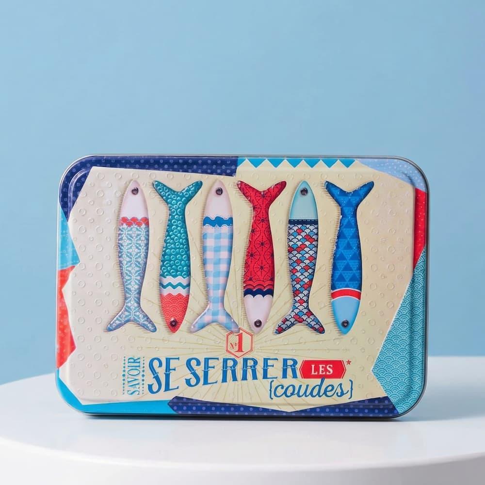 Bretonische Galettes und Palets "pur beurre" - Metalldosen 350g "Les Sardines" Atelier D