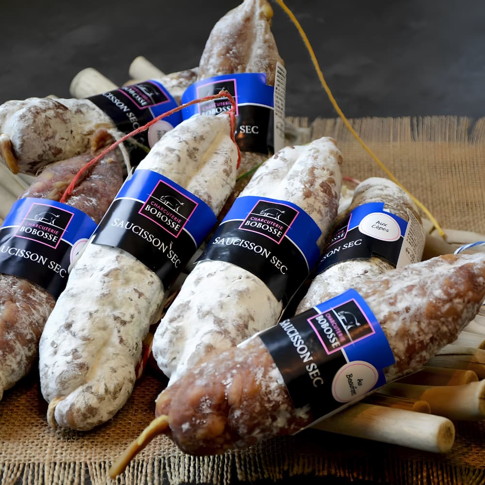 Saucisson sec au Taureau Bobosse (ca. 180g)