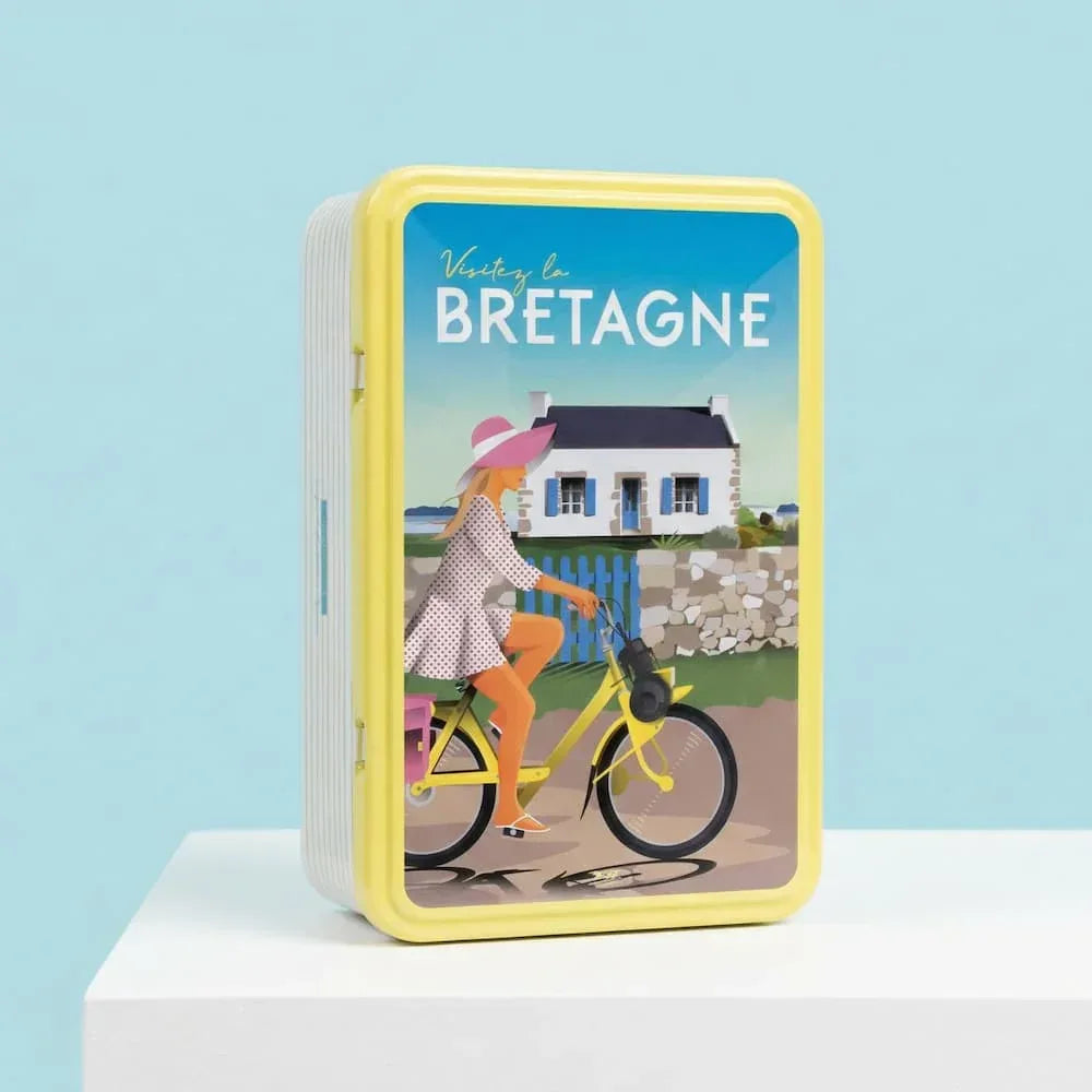 Bretonische Galettes und Palets "pur beurre" - Metalldosen 350g "La Bretagne" Atelier D