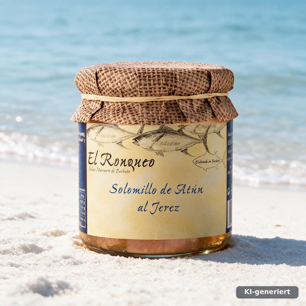 Solomillo de Atún al Vino de Jerez – Thunfischfilet in Sherrysauce (250 g) Conservas El Ronqueo
