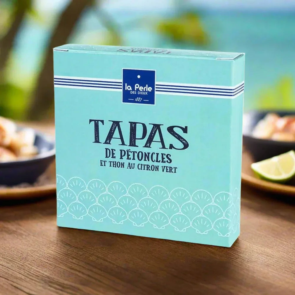 Tapas von Kammmuscheln mit Limetten und Thunfisch - Perle des Dieux - Maître Philippe & Filles