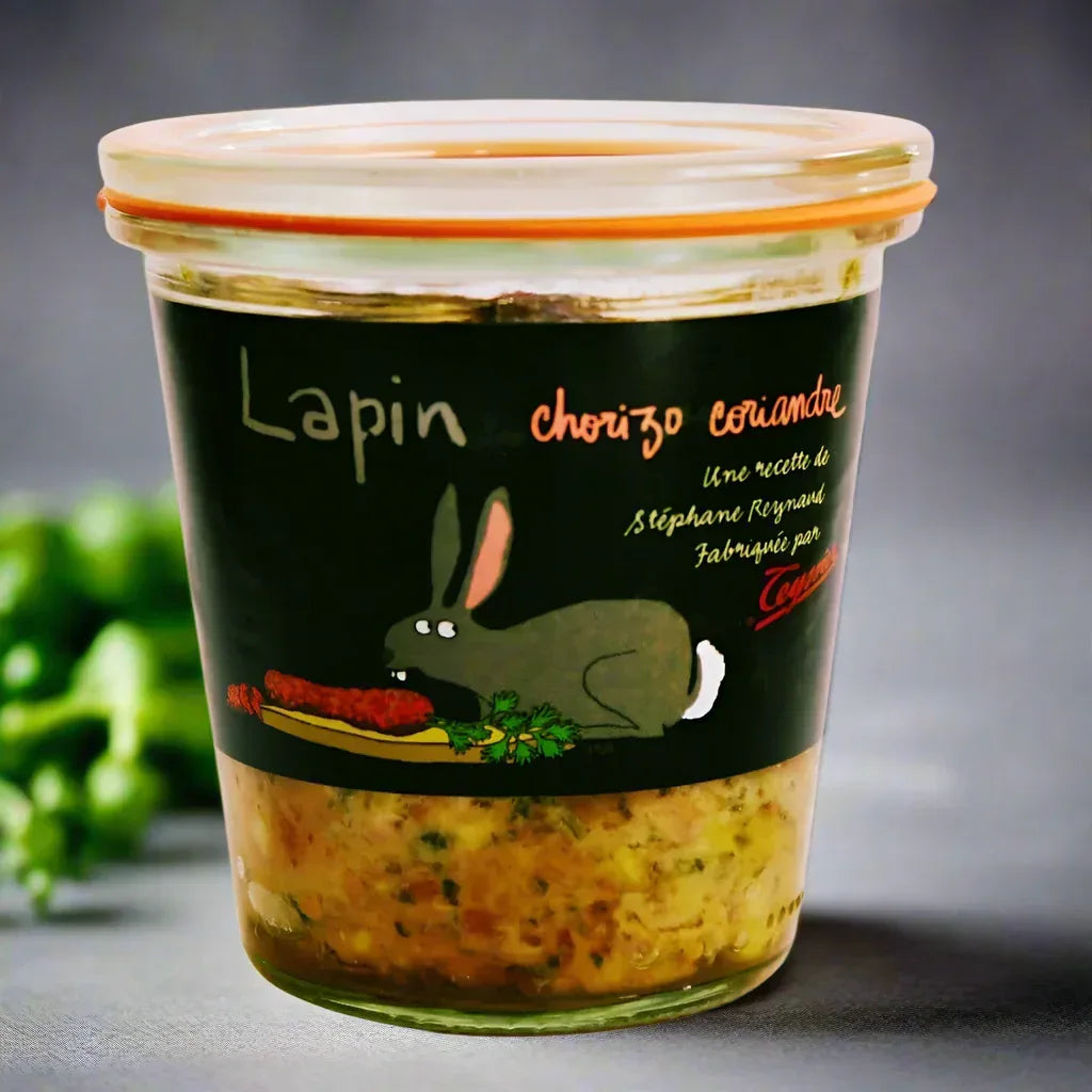 Terrine Kaninchen, Chorizo und Koriander von Stéphane Reynaud - Teyssier Salaisons - Maître Philippe & Filles