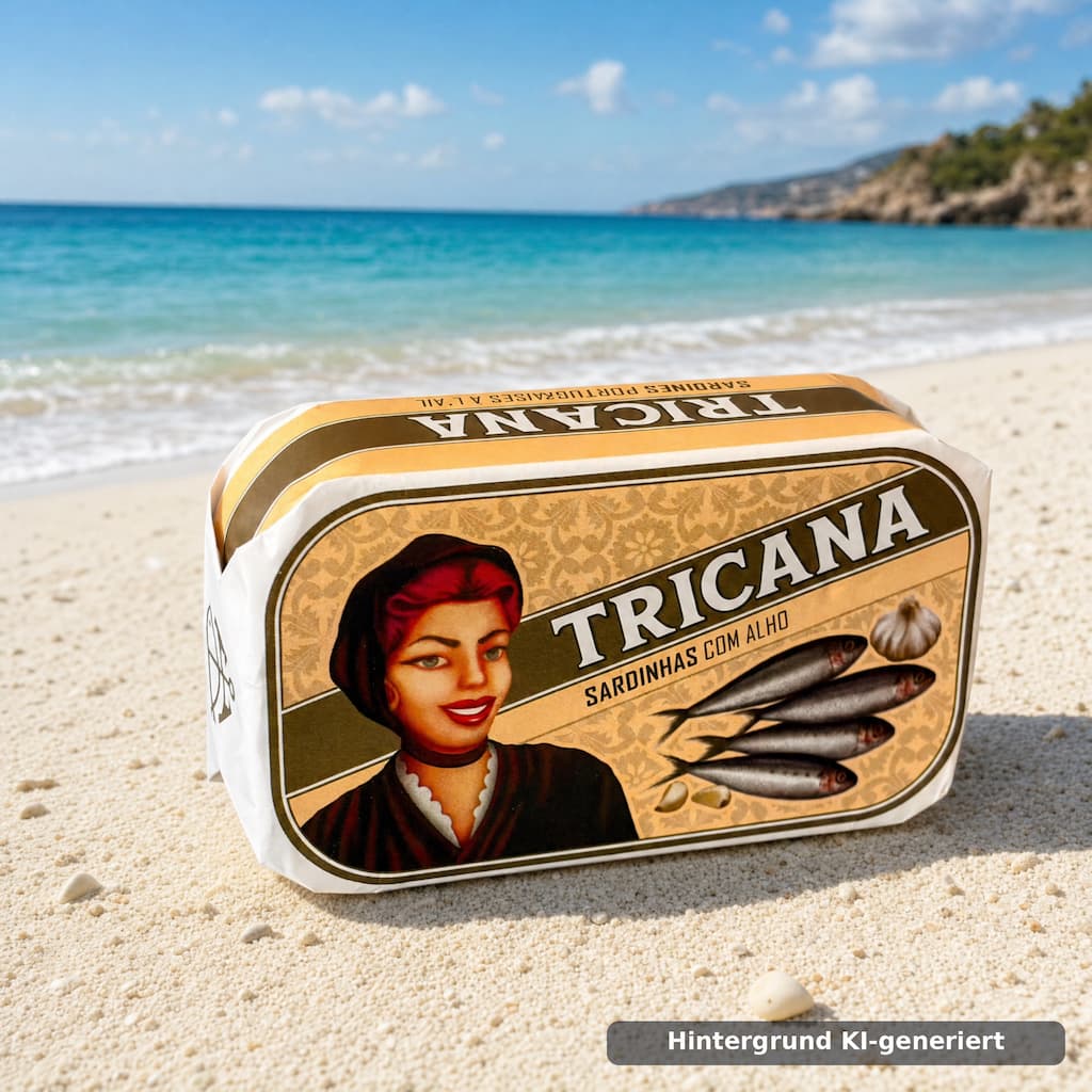 Sardinen mit Knoblauch 120g Tricana