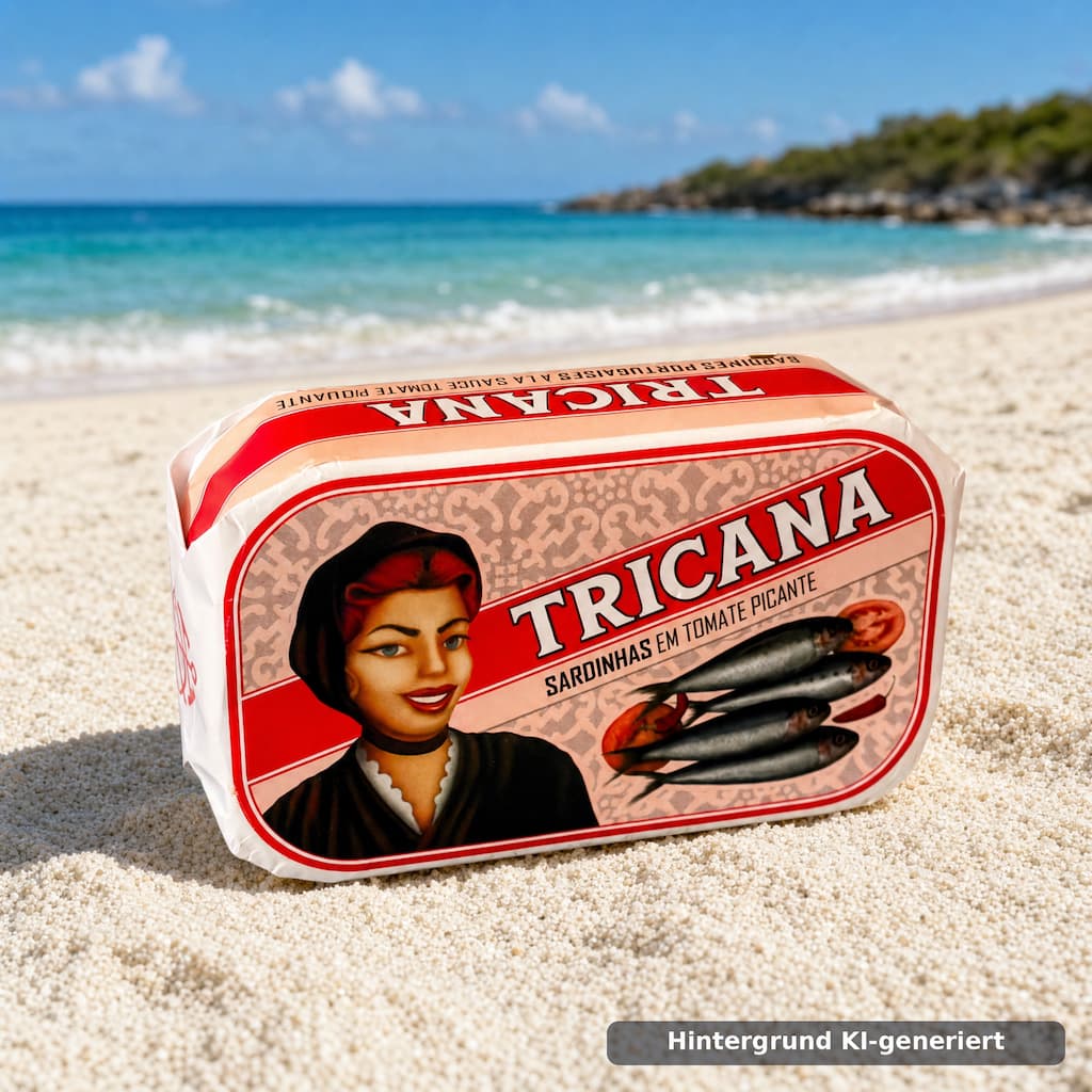 Sardinhas em Tomate Picante – Sardinen in scharfer Tomate 120g Tricana