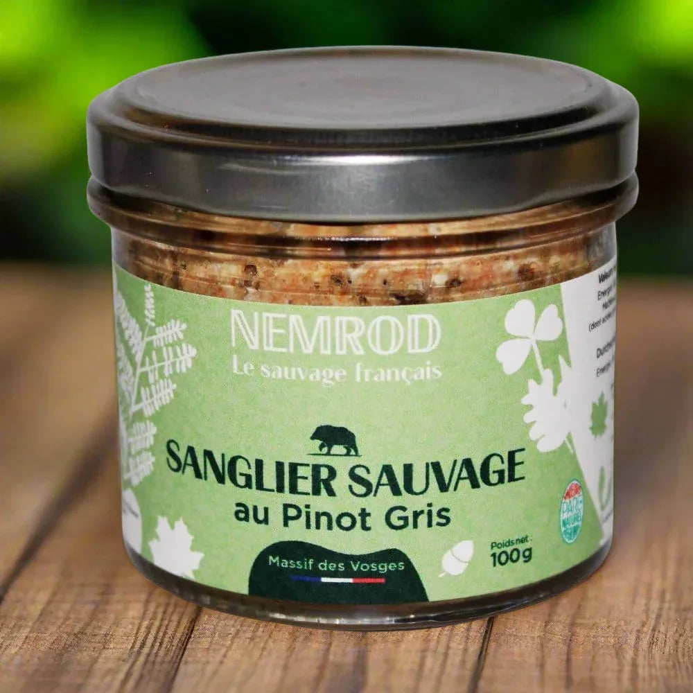 Wildschweinterrine mit Pinot Gris - Wild - 100g - Nemrod - Maître Philippe & Filles
